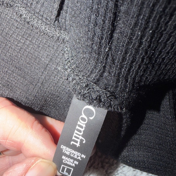 Black Drawstring Pants - Picture 5 of 6